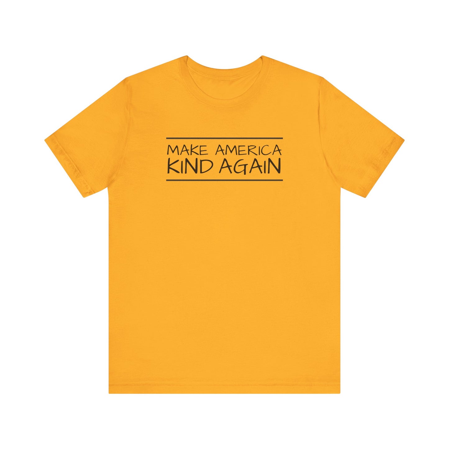 Simple Black Text "Make America Kind Again"™ Unisex T-Shirt