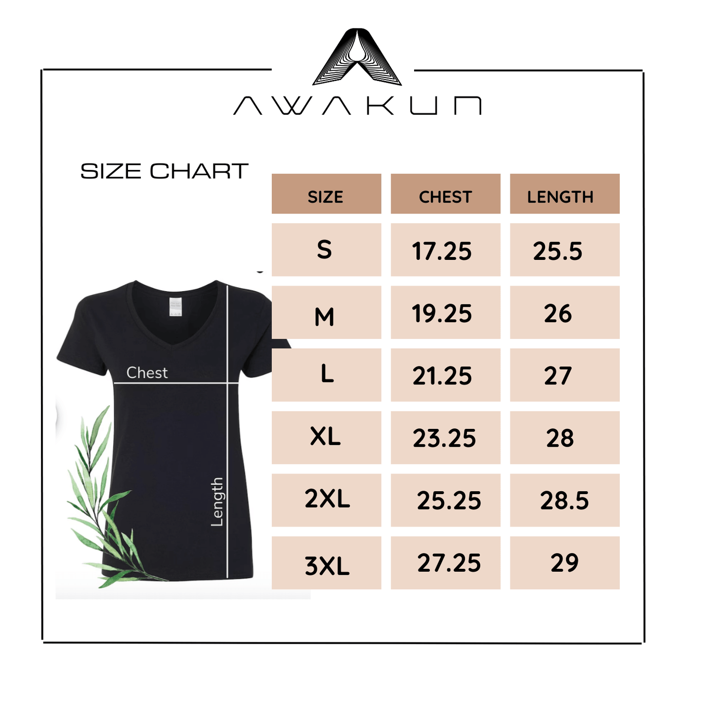 "Choose Kindness" Fitted V-Neck Ladies T-Shirt