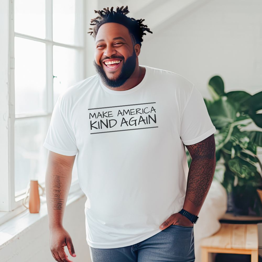 Simple Black Text "Make America Kind Again"™ Unisex T-Shirt